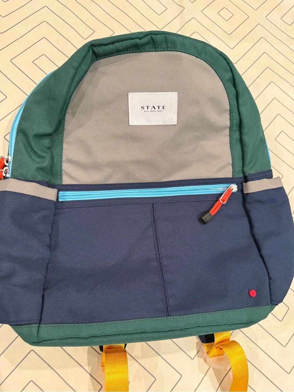 STATE colorblock backpack